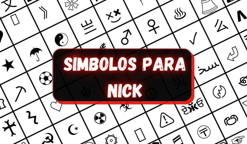 Simbolos para Nick: Acrescentar um toque pessoal à sua identidade online