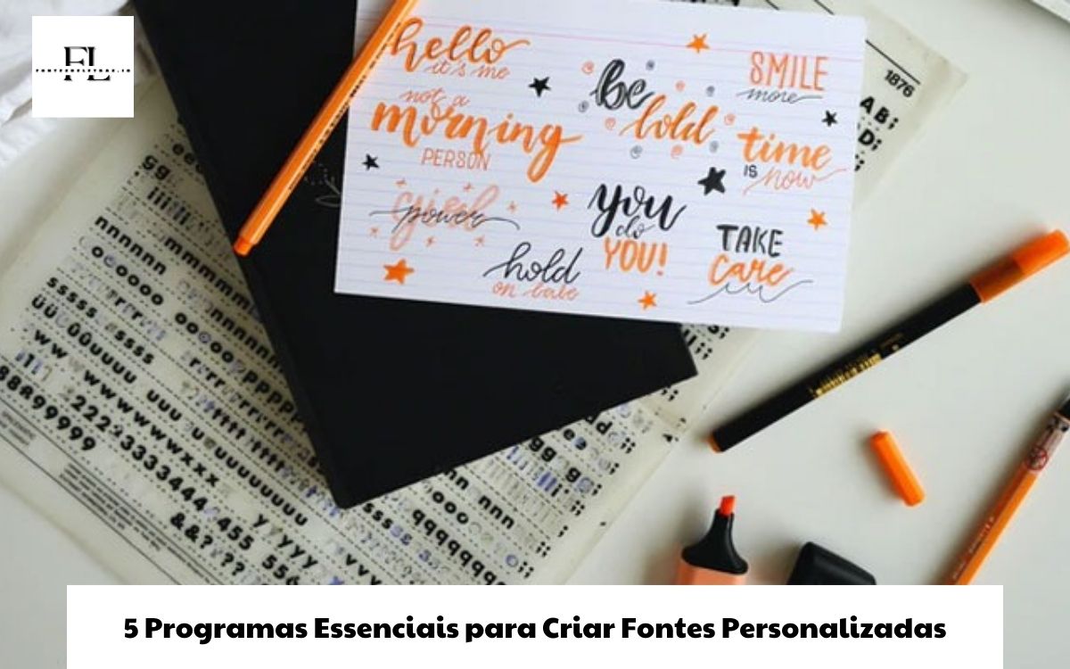 5 Programas Essenciais para Criar Fontes Personalizadas